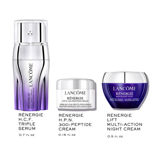 Lancôme Rénergie Discovery Gift Set - Limited Edition Full-Size H.C.F. Triple Serum & Night Cream | Anti-Aging Essentials