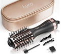 Automatic Dual Voltage Hair Dryer Brush with European Plug,Travel Hair Blow Dryer Brush with Travel Bag,Mini Hair Brush Blow Dryer for Women,Small Hot Air Brush for Kids