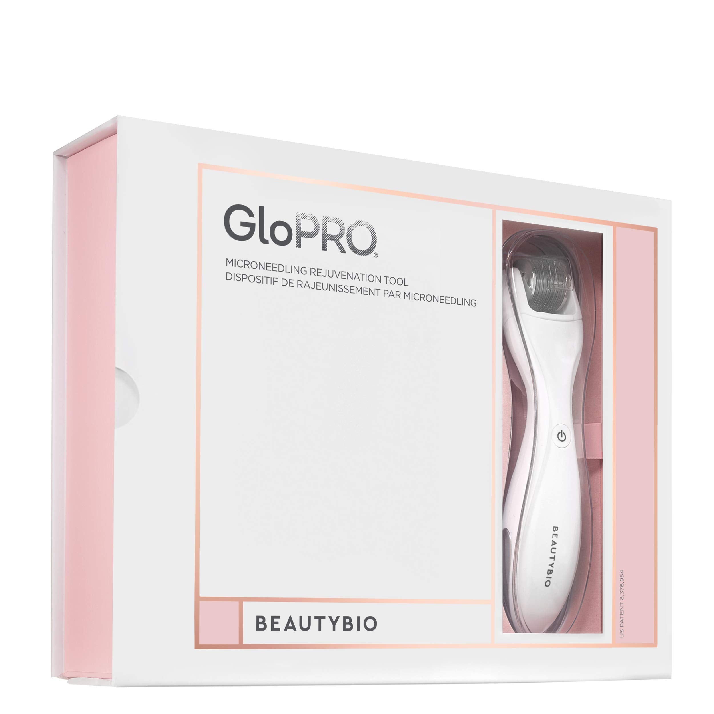 BeautyBio GloPRO Skin Firming and Smoothing At-Home Microneedling Tool & Attachment Heads
