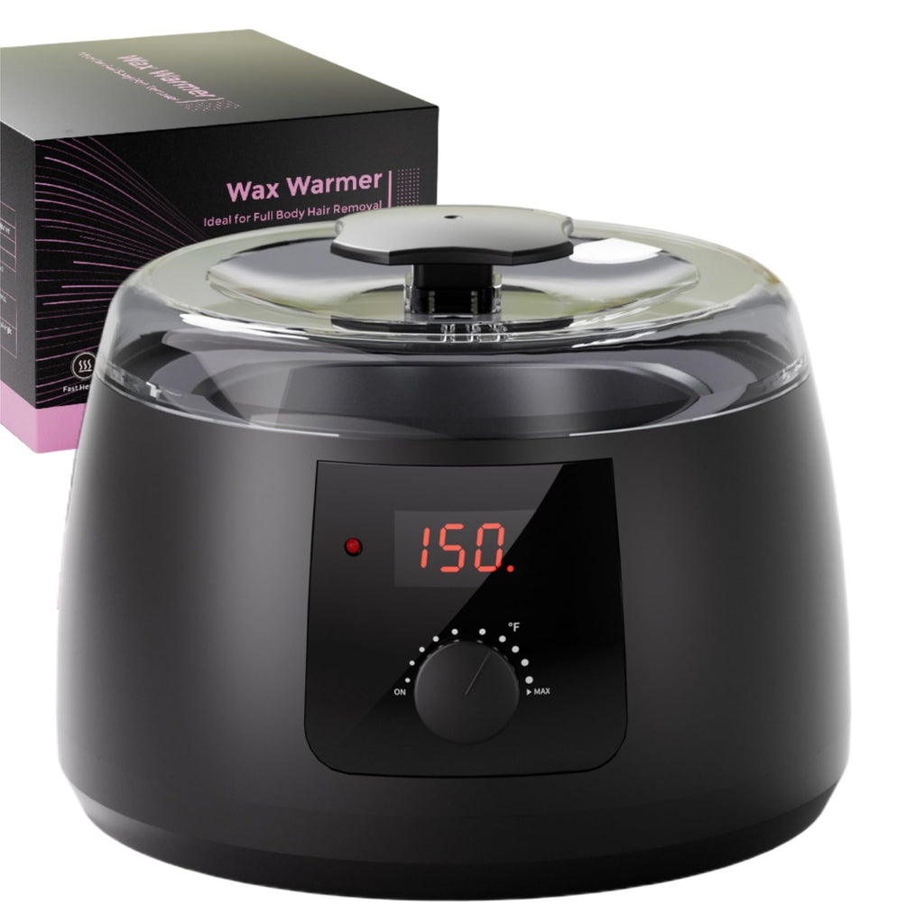 Waxing Kit for Women, Wax Warmer for Hair Removal With 5 Pack Beads, Wax Heater Kit with Non-Stick Easy Clean Pot for Home or Salon.