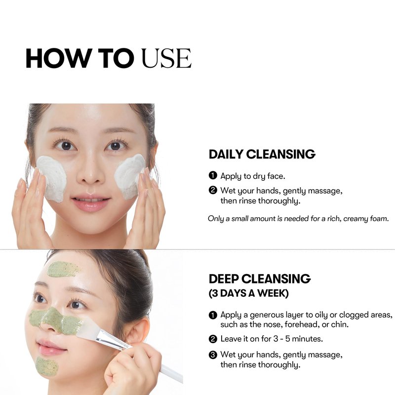 VT COSMETICS CICA Mask Cleanser, 2-in-1 Facial Wash, Non-Drying Clay Mask, Gentle Pore Care, Exfoliating, Hydrating, Centella Asiatica for Acne-Prone & Sensitive Skin, Korean Skincare (4.05 fl. oz)