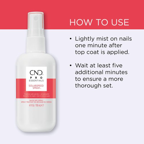 CND SolarSpeed Spray (Packaging May Vary), 32 fl oz