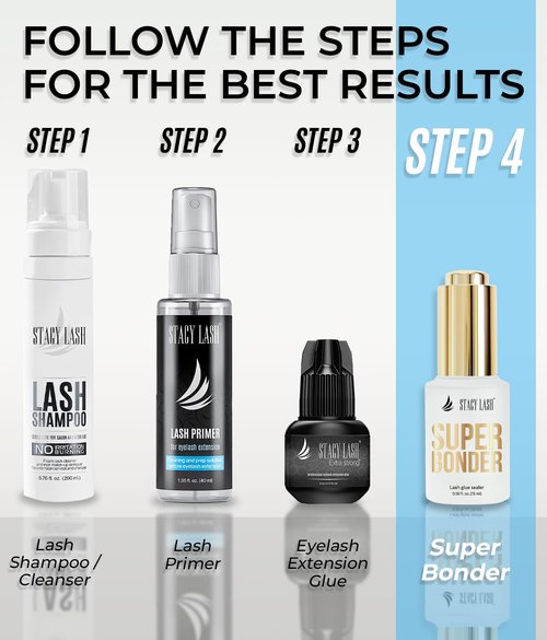 STACY LASH Super Bonder for Lash Extensions/Locks Eyelash Glue Fumes/Lash Extension Primer Complement/Lash Bonder for Mink Individual Lashes/Eyelash Extension Supplies