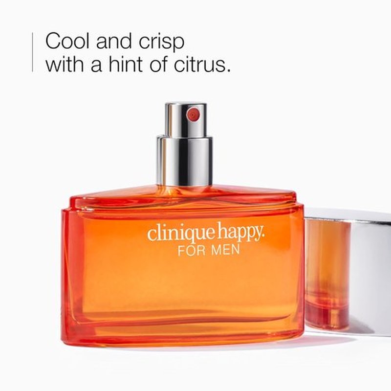 Clinique Happy For Men Cologne Spray - Energizing Kaffir Lime & Mandarin Notes | Refreshing Fragrance