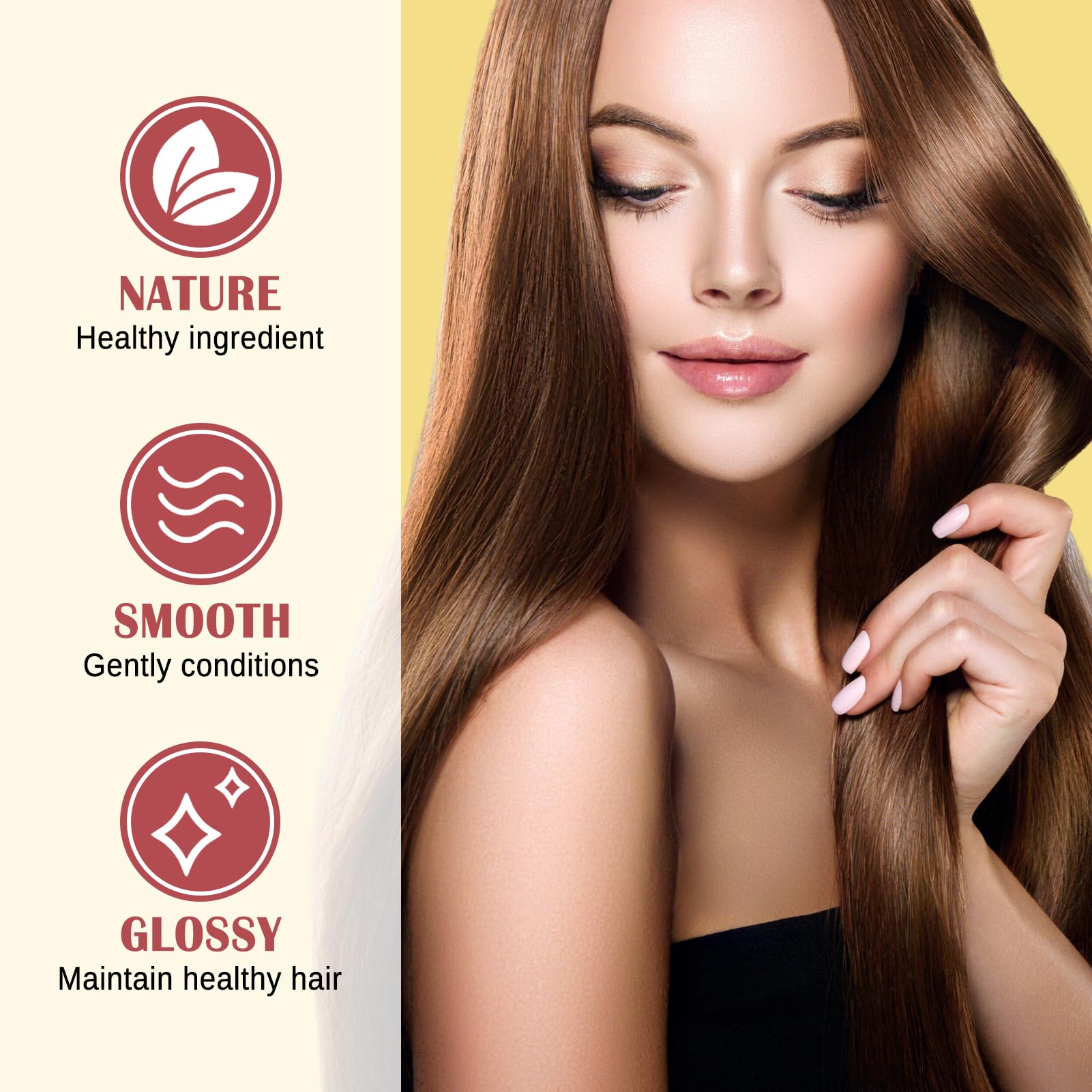 2PCS Coconut Heat Protection Spray - Thermal Protector for Hair, Travel Size, Paraben & Dye Free Treatment