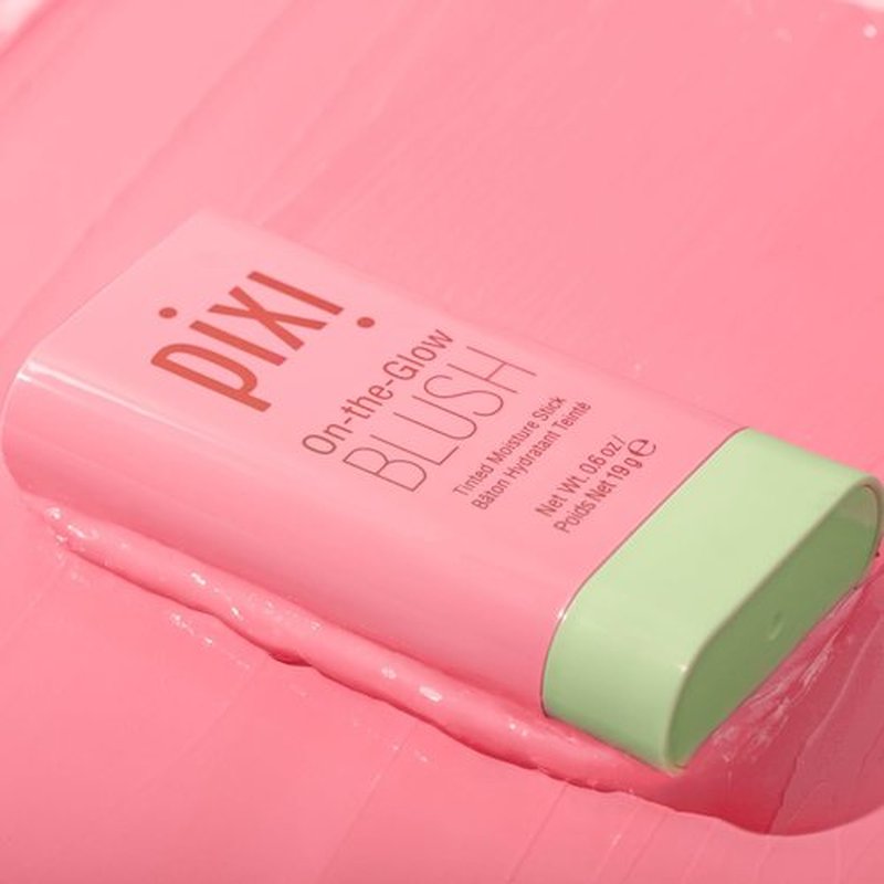 Pixi On-the-Glow Blush Stick - Hydrating Tinted Moisture for Cheeks & Lips | Fleur, 19g / 0.6 oz