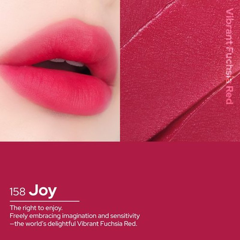 Oddtype Unseen Blur Soft-matte Lip Tint – Long-Lasting Stain, Blendable (158 Joy, 3.2g / 0.11 oz)