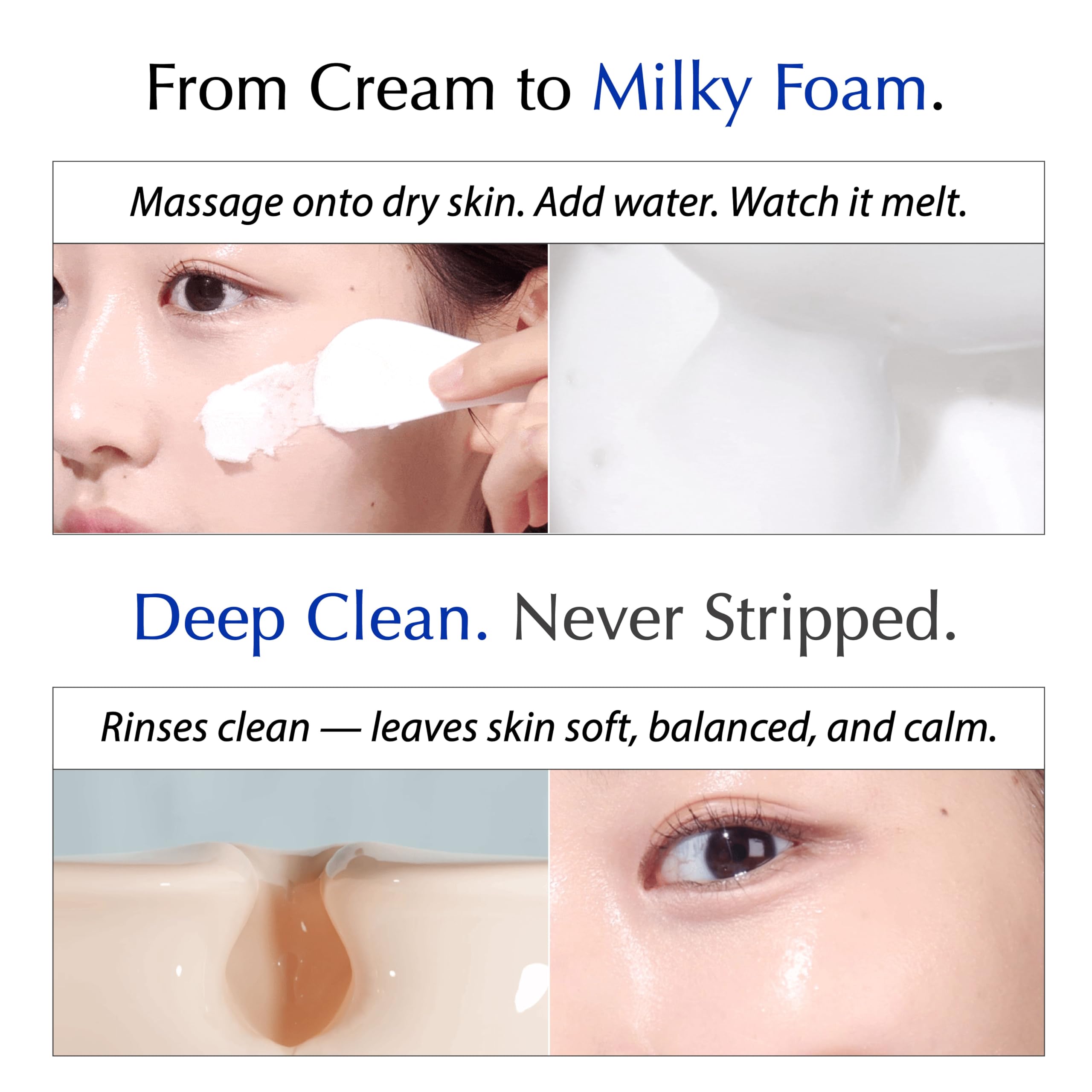 liv.reome MSM Sulfur Deep Pore Cleanser – Low pH Barrier-Respecting Face Wash, Pore Reset for Sensitive Skin