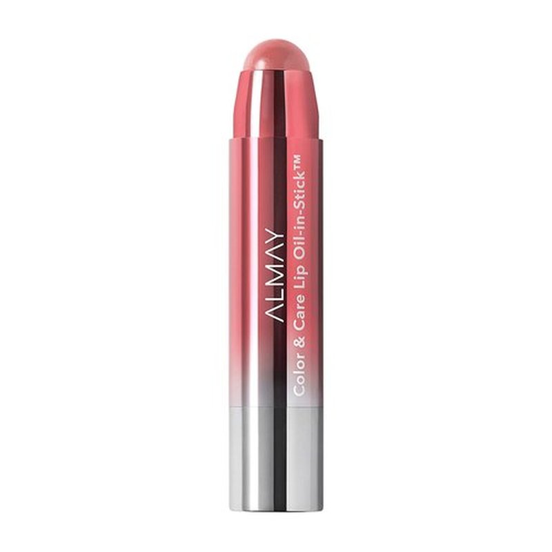 Almay Color & Care Lip Oil Stick - Rosy Glaze 120 | Nourishing Hydration, 0.09 Oz