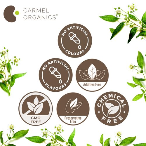 CARMEL ORGANICS Bhringraj Powder 8 Ounce| Natural Hair & Scalp Care | Promotes Hair Growth & Strength | Ayurvedic Herbal Powder | No Added Preservatives, Non-GMO