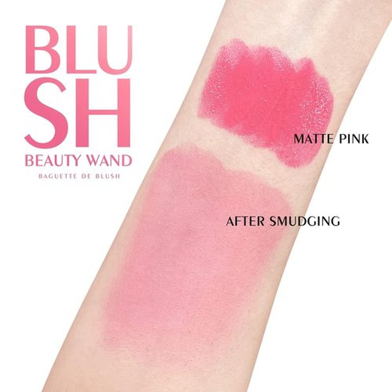 KYDA Blush Beauty Wand - Matte Face Blush with Cushion Applicator for Natural Dewy Glow | Silky Smooth Pink