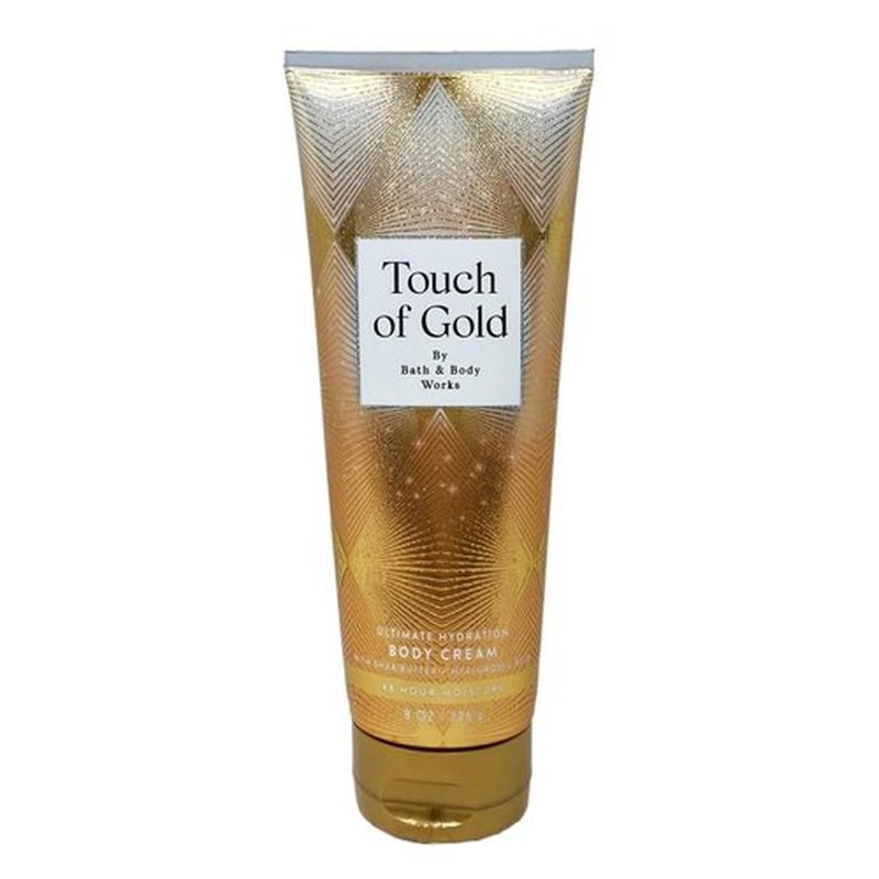 Bath & Body Works Touch of Gold Body Wash & Cream Duo Set | Moisturizing with Natural Oats Soap - Full Size