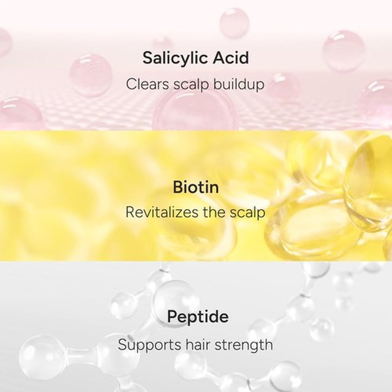 Hinoki Bloom Korean Rice Water Shampoo - Volumizing & Scalp Nourishing with Protein Complex & Biotin - 500ml / 16.90 fl oz