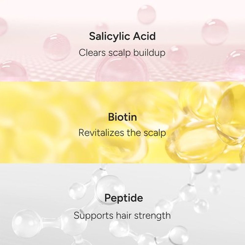 Korean Rice Water Shampoo – Repair for Thinning Hair w/Protein Complex, Biotin & Salicylic Acid – Volumizing & Scalp Nourishing – Sulfate,Paraben,Silicone-Free – Hinoki Bloom – 500ml / 16.90 fl oz.
