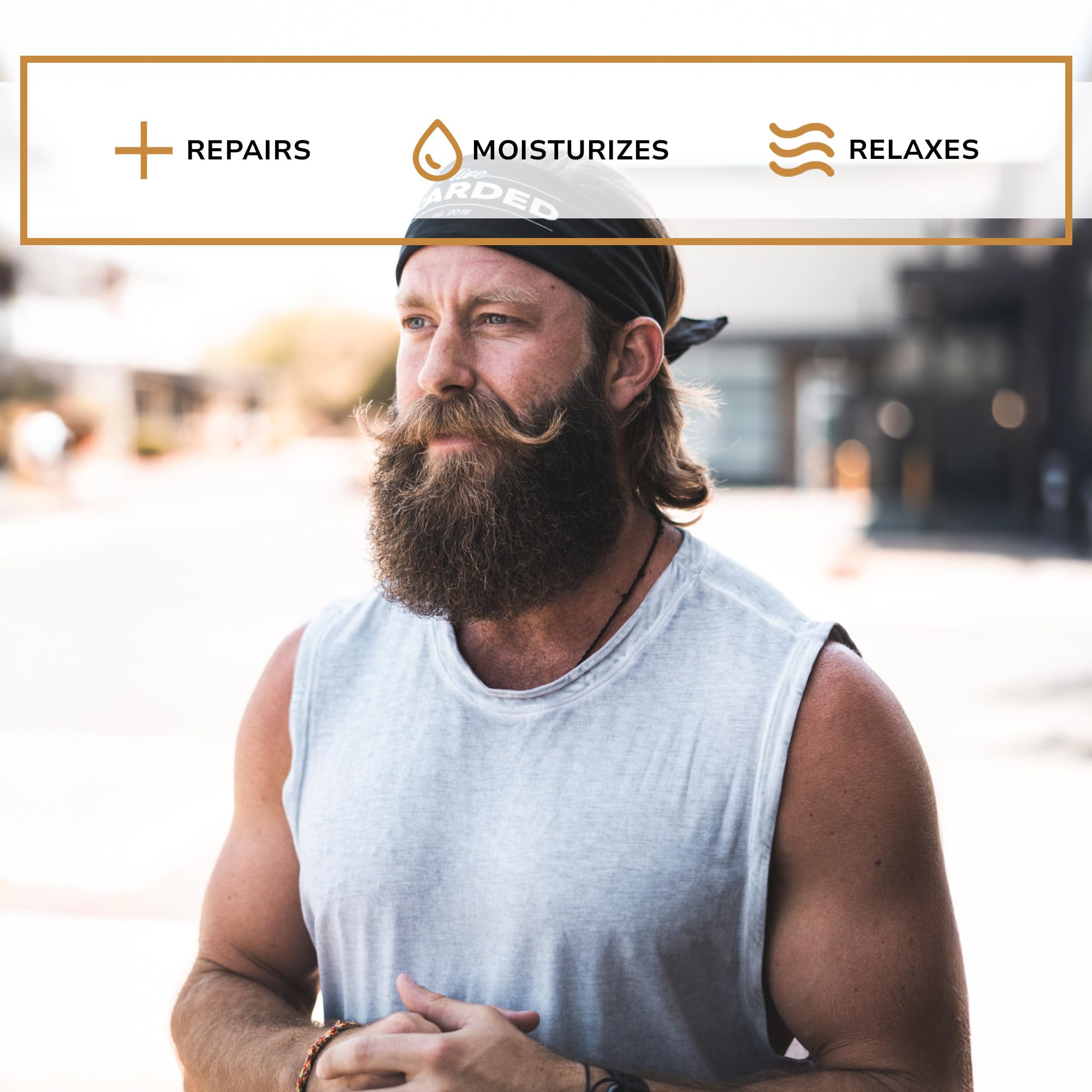 Live Bearded® 3-Step Beard Grooming Kit, Executive, Cedar, Vanilla
