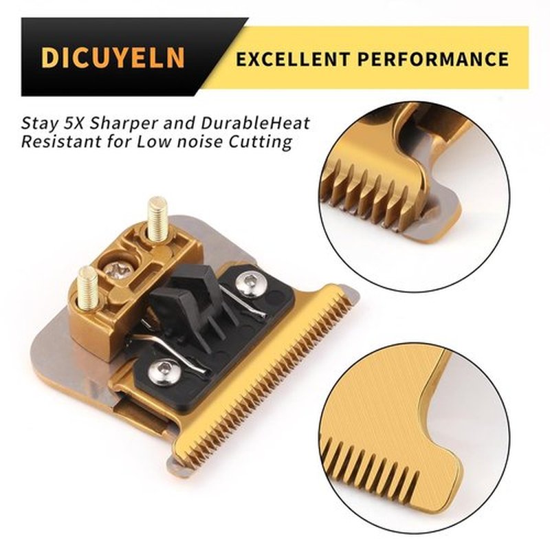 FX707Z Replacement Blades - Zero-Gapped Blades for FX787 & FX726 Trimmers | Gold Finish