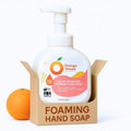 ORANGE HOUSE Color Changing Foaming Hand Soap, Plant-Based Moisturizing Foam with Natural Orange Oil, Gentle Formula, 11.8 Fl Oz (1 Pack)