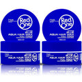 Redone Hair Wax Blue 150ml Pack of 2 | Ultra Strong Hold & High Shine Hair Styling Wax for Men & Women | Bubblegum Scent | Long Lasting Edge Control Gel Wax | Professional Wet Look Finish
