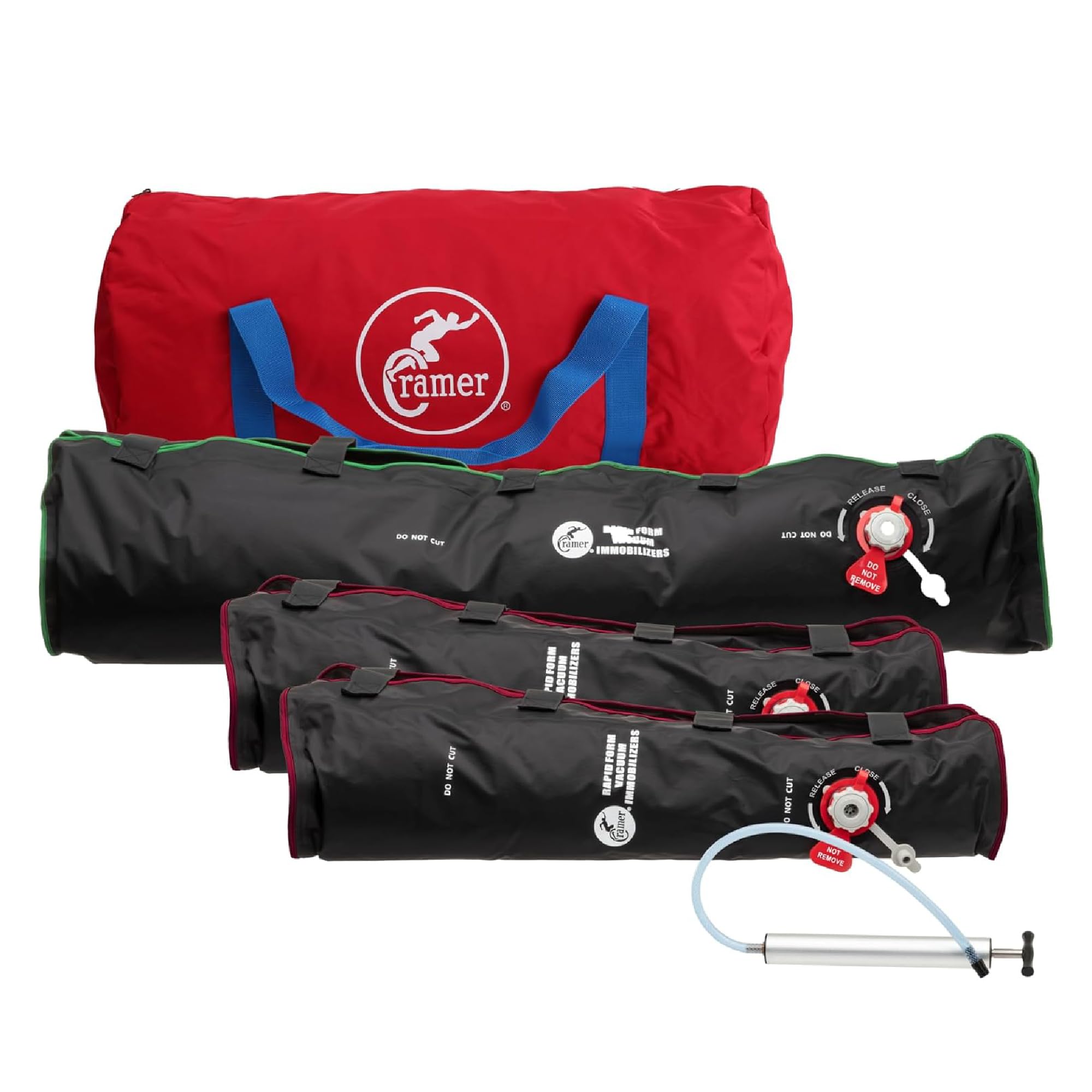 Cramer E3 Vacuum Immobilizer Deluxe Set with Pump, Arm & Leg Splints