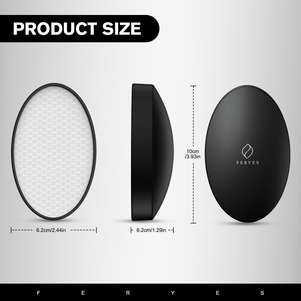 FERYES Nano Crystal Hair Remover with Upgraded Grinding Surface -Reusable Crystal Hair Eraser- Portable - Compact Epilator for Legs Back Arms