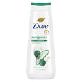 Dove Body Wash Invigorate Aloe & Eucalyptus For 24hr Lotion-Soft Skin Moisturizing Skin Cleanser with No Sulfates No Parabens 20 oz