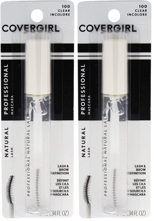 Covergirl Professional Natural Lash Mascara,Clear,0.34 Ounce,(Pack of 2)