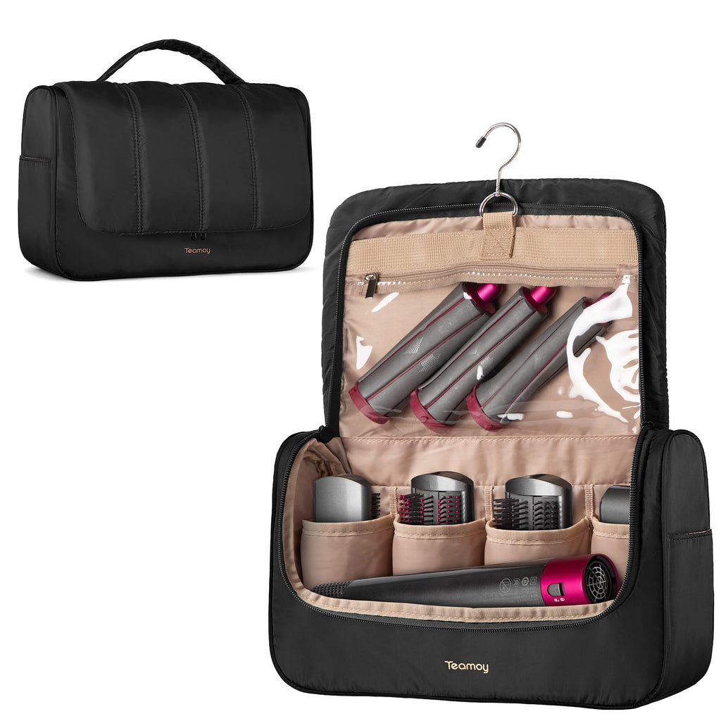 Teamoy Padded Travel Case Compatible with Dyson Airwrap Styler, Black