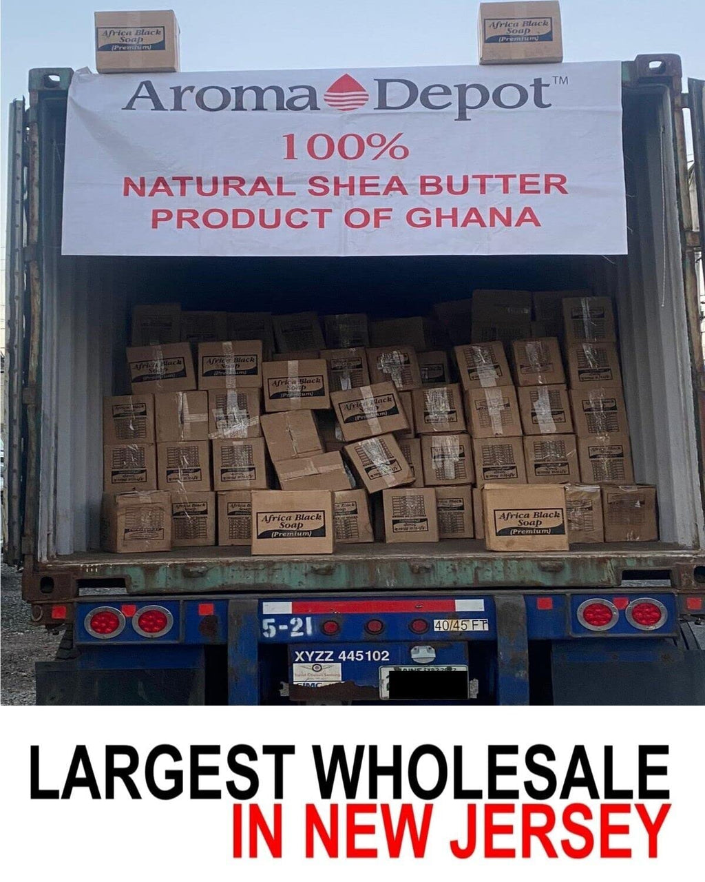 Aroma Depot Raw African Black Soap 8oz 100% Raw Natural soap for Acne, Eczema, Psoriasis, Scar Removal Face And Body Wash. Handmade