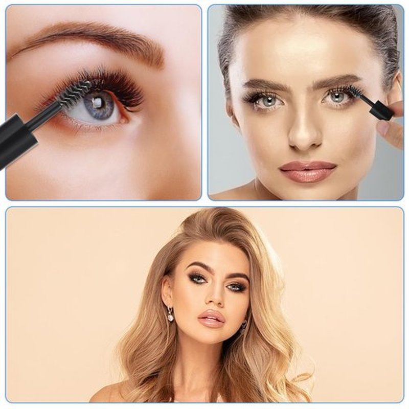27Pcs Empty Mascara Tubes with Wand Mini 3ml Empty Mascara Bottles with Brush Rubber Inserts Small Sample Size Eyelash Growth packing Tube Container for Travel(Black)