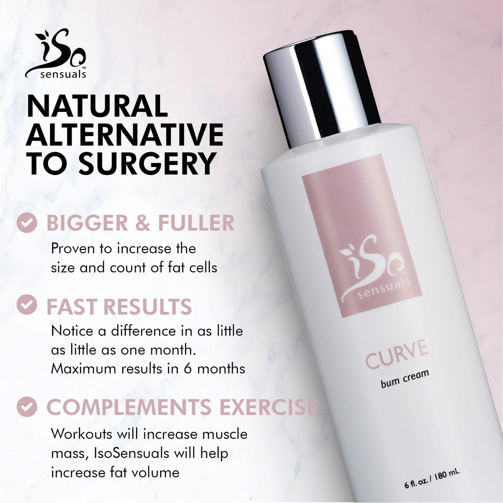IsoSensuals CURVE Butt Enhancement Cream - 6 Bottles