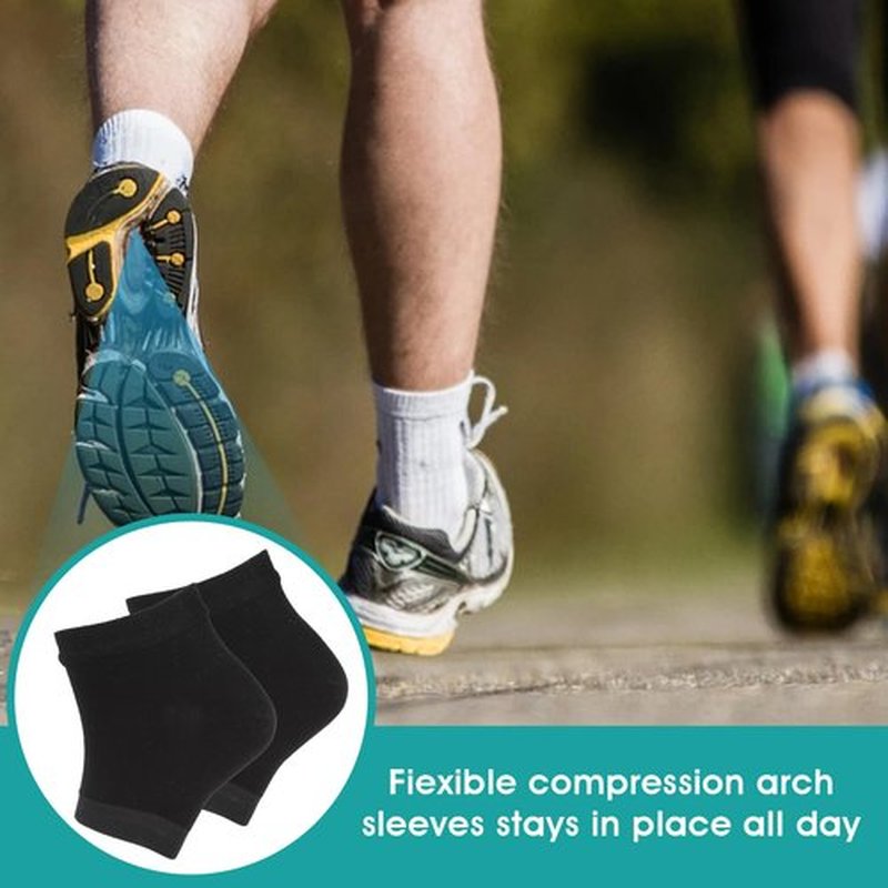 Sibba 3 Pairs Moisturizing Heel Socks Ventilate Gel Heel Open Toe Socks Soft Silicone Socks for Dry Hard Cracked Skin Breathable Reusable SPA Foot Protector Day Night Care Skin
