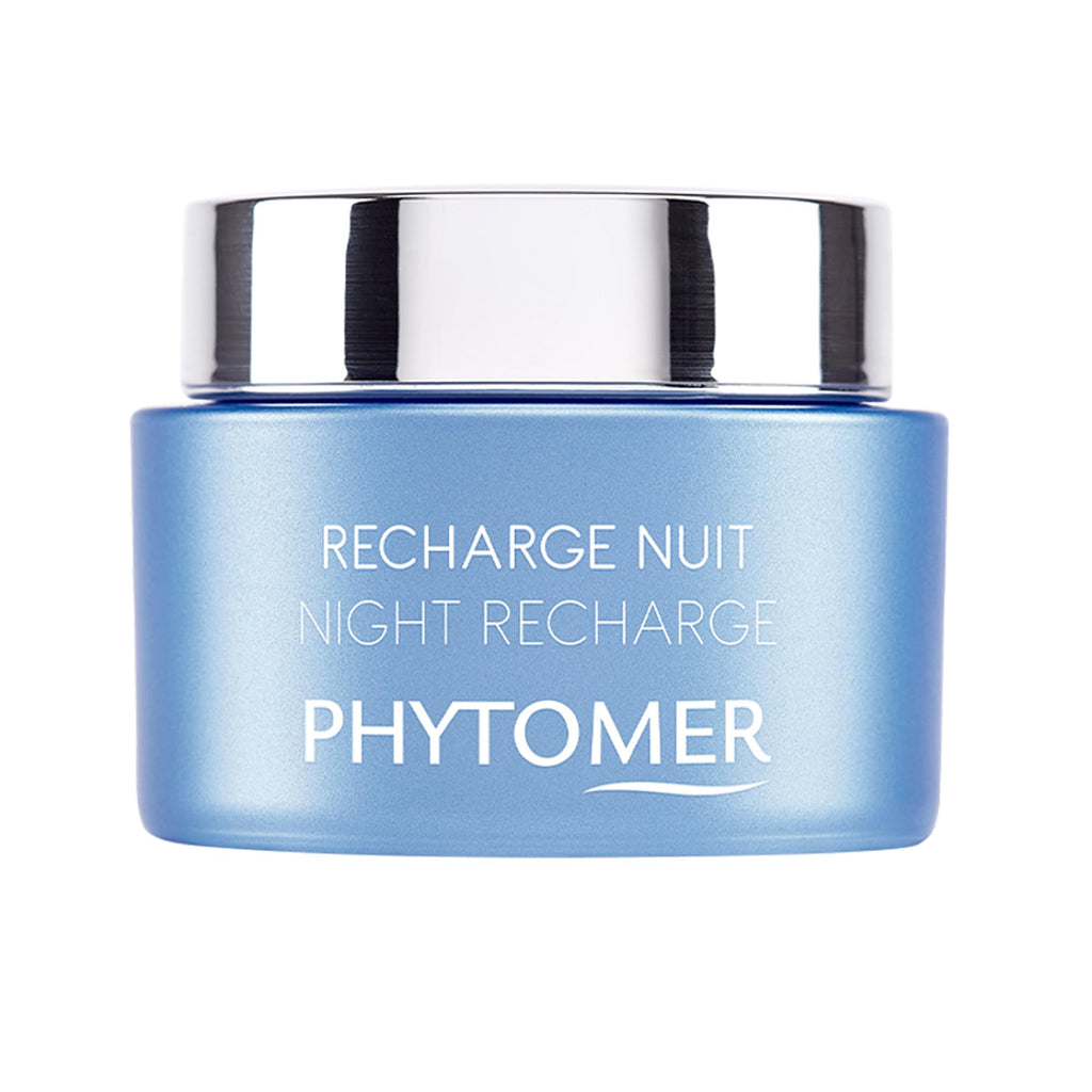 PHYTOMER Night Recharge Hydrating Face Cream | Skin Soothing Protective Overnight Moisturizer | Help Reduce Wrinkles and Fine Lines on Aging Skin (50 ml)