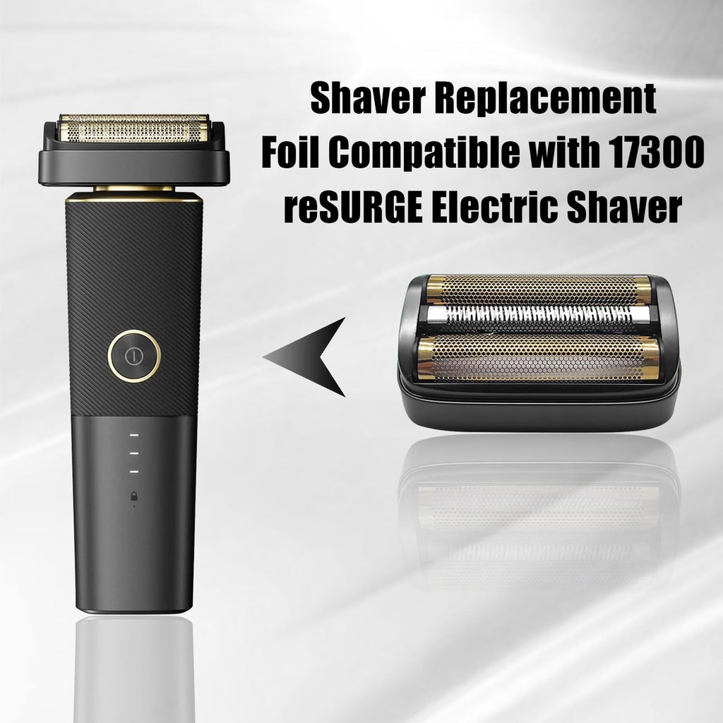 For Andis Foil Shaver Replacement Head for Model 17300 reSURGE Electric Shaver Replacemen Blades (Black/1Pack)