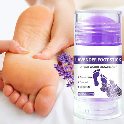 2Pcs Cracked Heel Sticks - Foot Balm Cream for Dry Cracked Feet with Lavender & ALoe Vera Deeply Moisturize and Soften Feet Calluses Rough Skin - Foot Moisturizer Lotion Stick for Women - 1.41oz