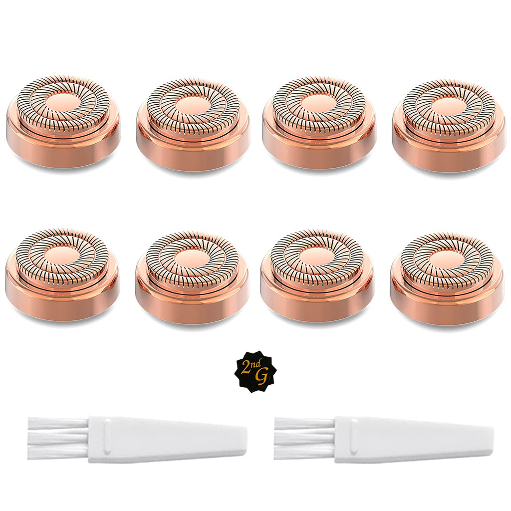 tuokiy Replacement Heads for Flawless Gen 2 Hair Remover, 8-Pack