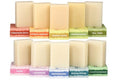 Adams Handmade Soap Variety Pack – 10 Bar Set: Tea Tree, Peppermint, Rose, Lavender, Citrus, Herbal & Floral Scents | Vegan, Cold Process, 84% Organic, Fair Trade, USA Made