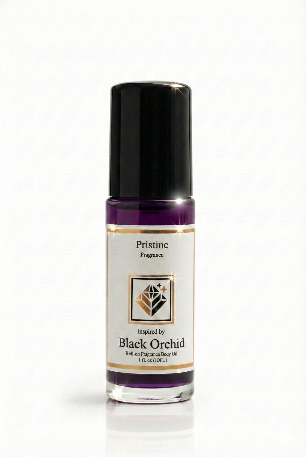 Black Rose Body Oil Roll on 1oz Long Lasting Perfume Oil, Alcohol Free Concentrated Fragrance, Unisex Scent