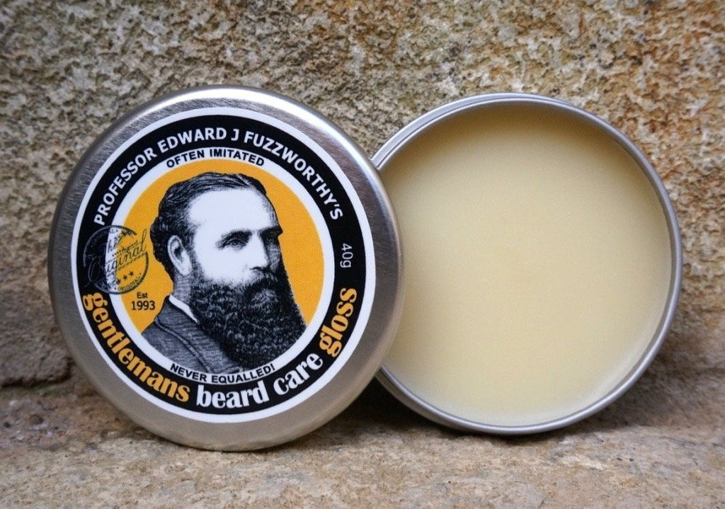 Beard Care Kit Professor Fuzzworthy Beard Conditioner Balm & Best Beard Shampoo Bar - All Natural Chemical Free - Organic Essential & Kunzea Oils - Tasmania Australia