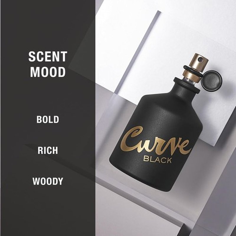 Curve Black Cologne Spray by Liz Claiborne for Men - 4.2 oz | Bold & Invigorating Fragrance