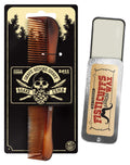 Grave Before Shave Fisticuffs Mustache Wax/Comb set
