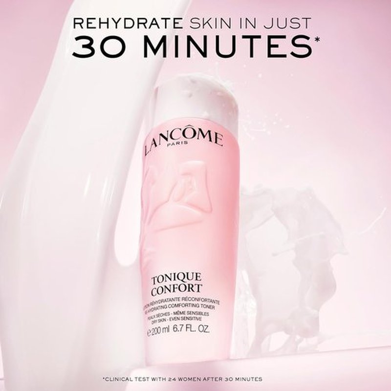 Lancôme Tonique Confort Hyaluronic Acid Toner - Hydrating & Purifying for Radiant Skin | Lightweight, Milky Formula