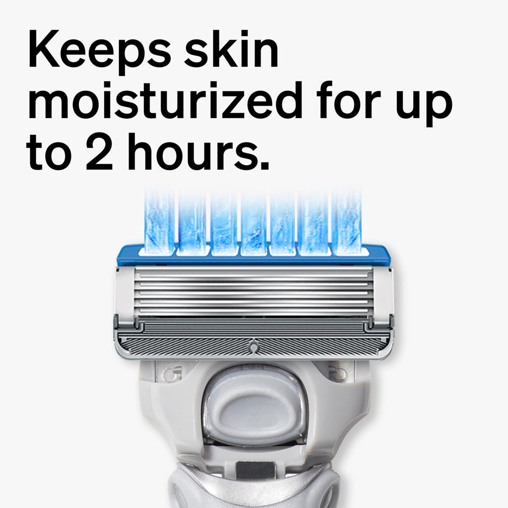 Schick Hydro Advanced Hydration 5-Blade Razors for Men 1 Handle & 3 Refills