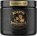 Beards & Bombshells Hydrating Beard Butter, Light Whipped, Non-Greasy, Softens Hair, Tames Frizz, Adds Light Shape (Manhatton Noir)