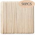 50Pcs Large Wooden Waxing Sticks for Hair Removal - HOOMBOOM Premium Splinter-Free Wooden Sticks for Waxing, Wax Stick for Body Eyebrow and Face Waxing