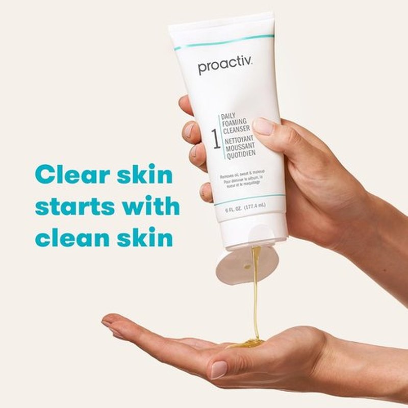 Proactiv Daily Foaming Cleanser - Acne-Prone Skin Treatment & Makeup Remover | 6 Fl Oz, Paraben-Free