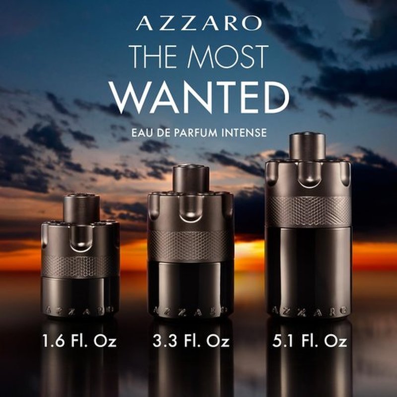 Azzaro The Most Wanted Eau de Parfum Intense - Seductive Woody Men's Cologne - Long-Lasting Fragrance for Date Night