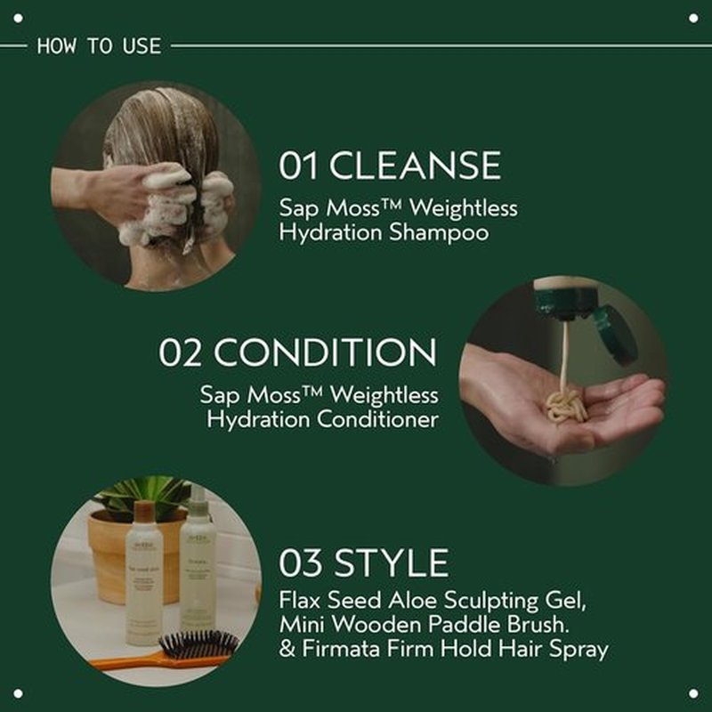 Aveda Sap Moss Weightless Hydration Conditioner - Hydrates, Detangles & Fights Frizz | 6.7 Fl Oz