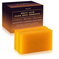 VALITIC Kojic Acid Dark Spot Remover Soap Bars - Infused with Vitamin C, Retinol & Turmeric | 2 Pack