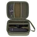 Tourmate Hard Storage Case for MANSPOT Groin Hair Trimmer,Travel Box for Electric Ball Trimmer Pubic Trimmer Shaver(Case Only) (Army Green)