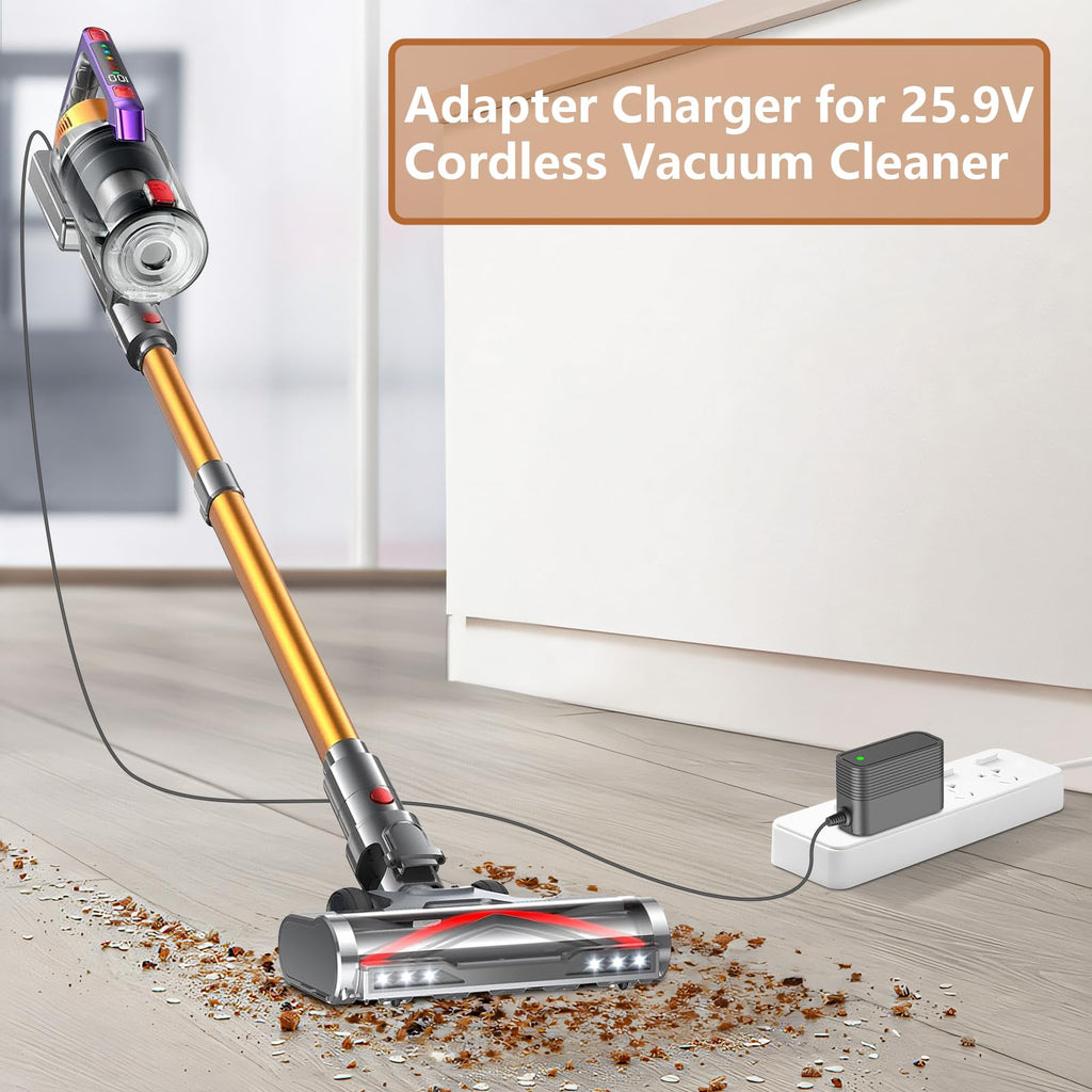 31V 0.5A Charger for 25.9V Vacuum Cleaner Compatible with AZVKEA S17, ZCAISH Z1, AFNOP Pure 16 25.9V Cordless Stick Vacuum Cleaner Charger Adapter